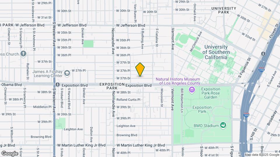 1256 W 37th Dr Map and Location Details