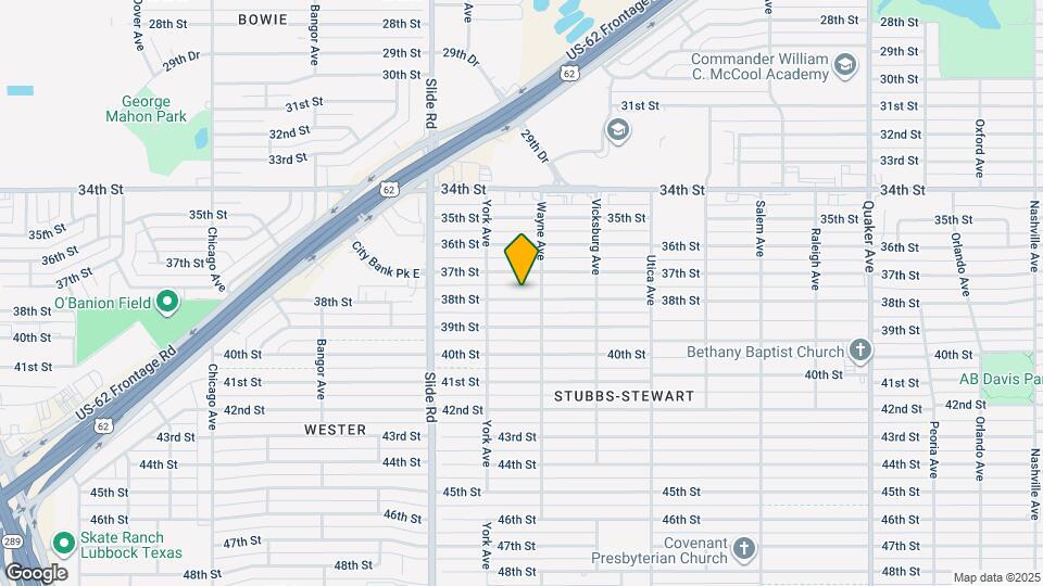 5010 38th St Map and Location Details
