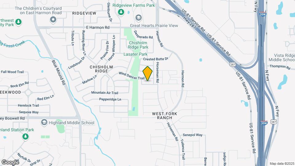 1801 White Feather Ln Map and Location Details