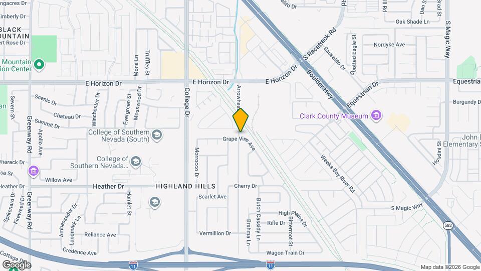 800 Grape Vine Ave Map and Location Details