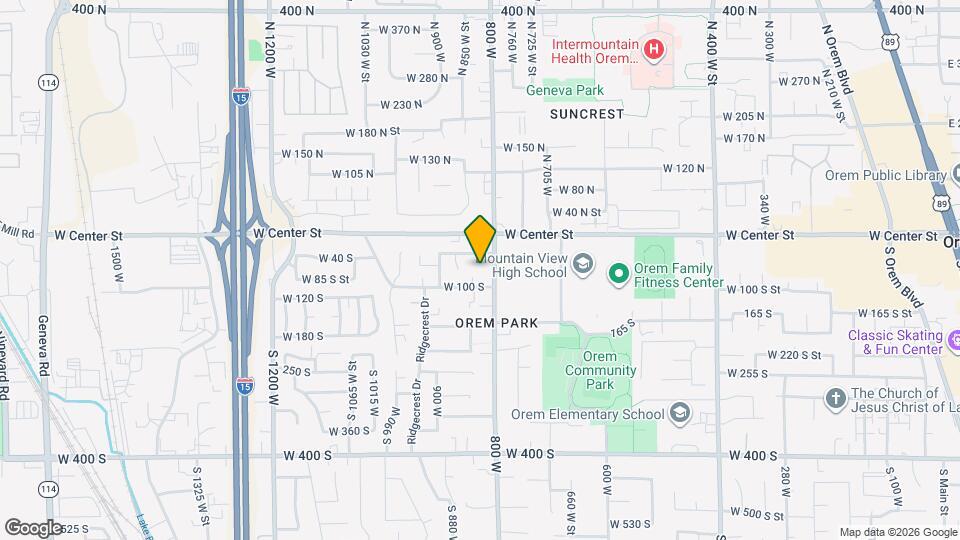 837 W 30 S St Map and Location Details