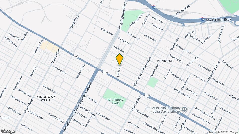 3919 N Euclid Ave Map and Location Details