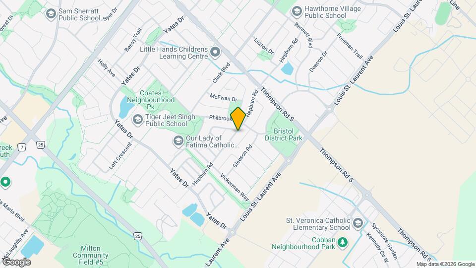 852 Hepburn Rd Map and Location Details