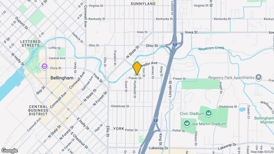 1700 Humboldt St Map and Location Details