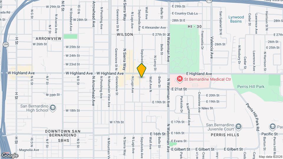 2165 Sepulveda Ave Map and Location Details