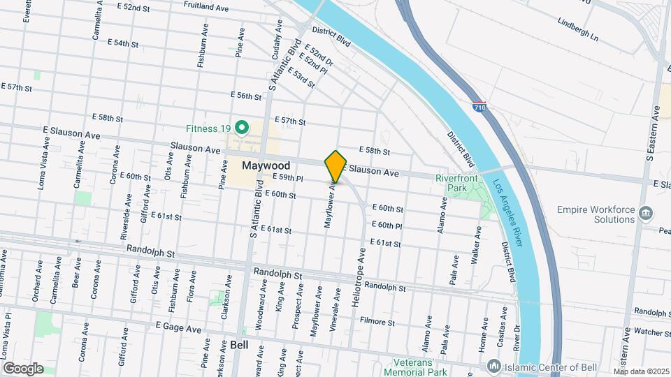 5952 Mayflower Ave Map and Location Details