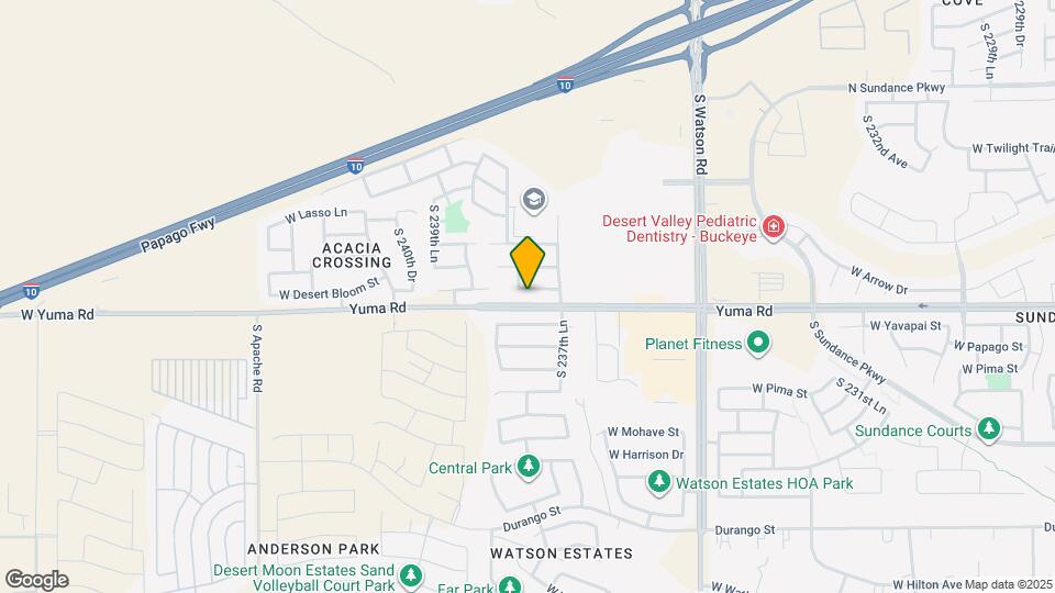 23811 W Desert Bloom St Mapa y Detalles de la Ubicación