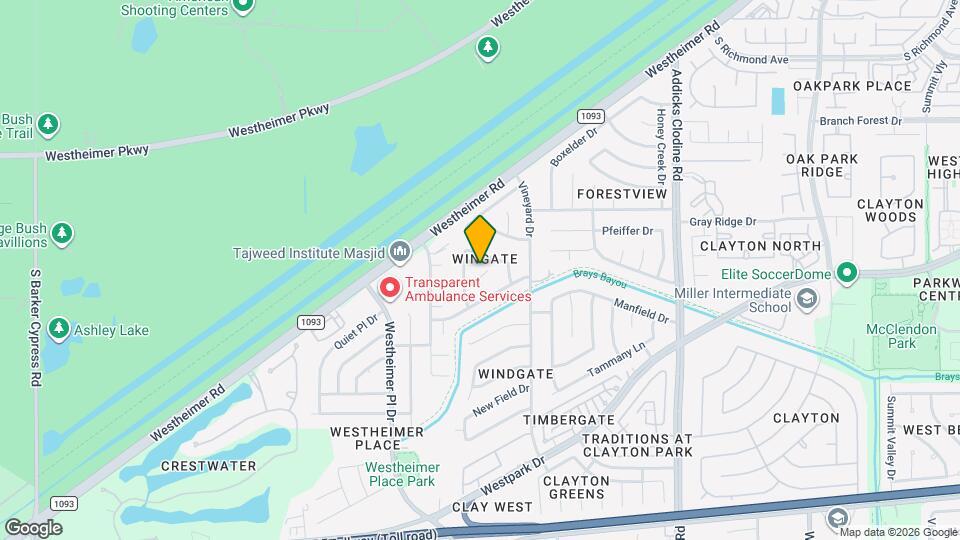 16106 Archway Dr Map and Location Details