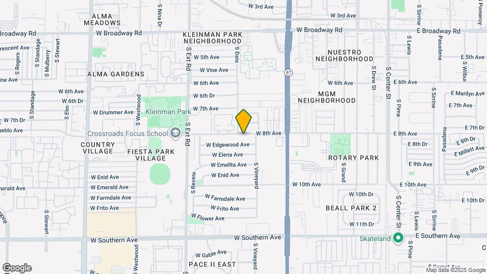 547 W 8th Ave Mapa y Detalles de la Ubicación