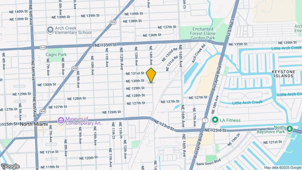 1385 NE 129th St Map and Location Details