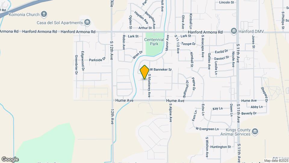 1373 Manor Ave Map and Location Details
