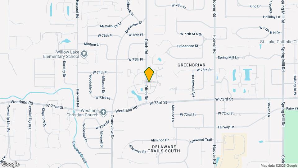 7376 Countrybrook Dr Map and Location Details