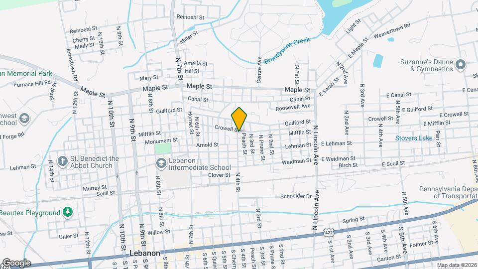 440 North St Map and Location Details