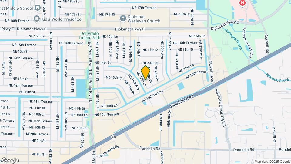1215 NE 19th Pl Mapa y Detalles de la Ubicación