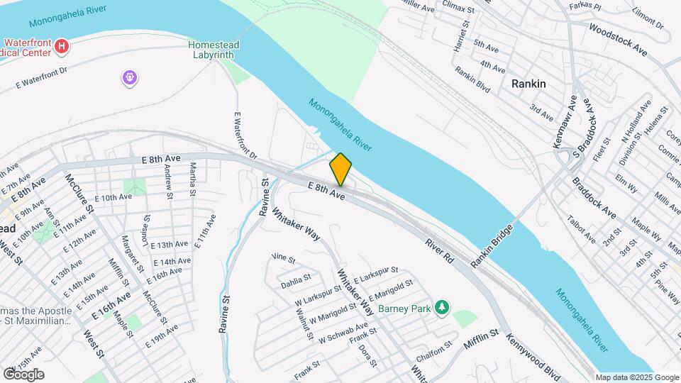 Waterfront Apartments Map and Location Details