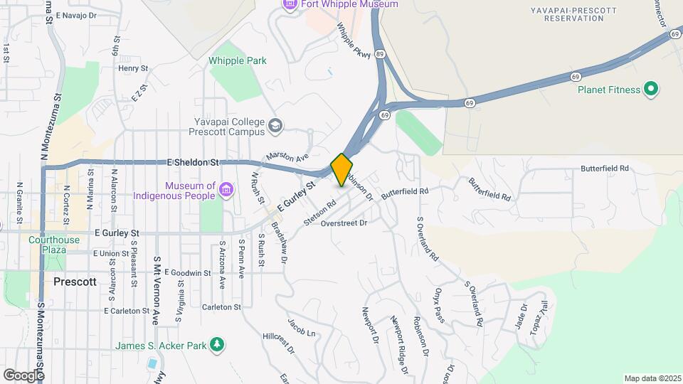 1240 Stetson Rd Map and Location Details