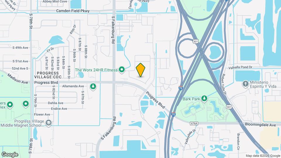 9208 Hillcroft Dr Map and Location Details