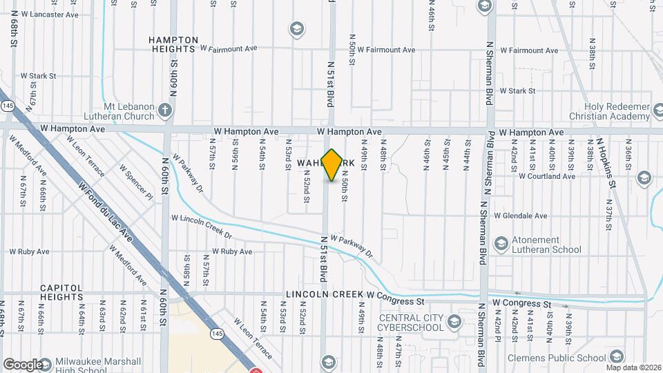 4658 N 51st Blvd Map and Location Details