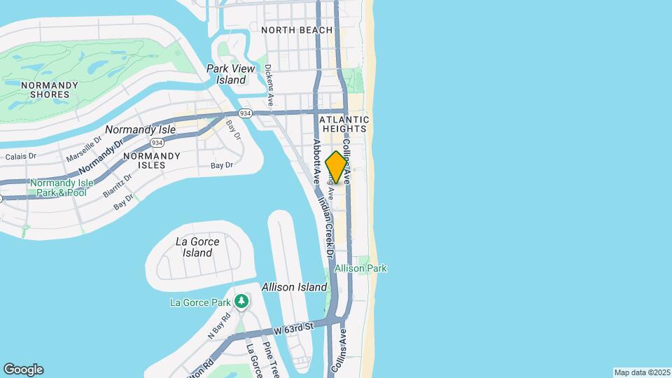 6755 Harding Ave Map and Location Details