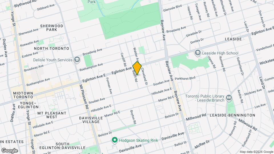 55 Banff Rd Map and Location Details