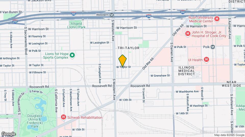 2325 W Taylor St Map and Location Details