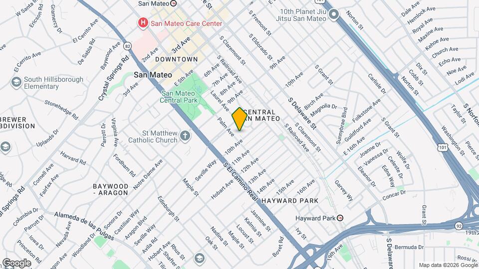 975 Palm Ave Map and Location Details