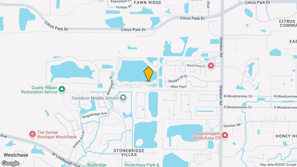 9744 Lake Chase Island Way, Unit Lake Chase Condo Map and Location Details