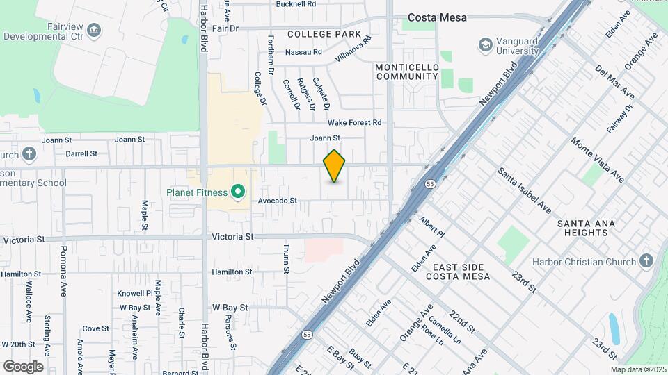 280 Avocado St Mapa y Detalles de la Ubicación