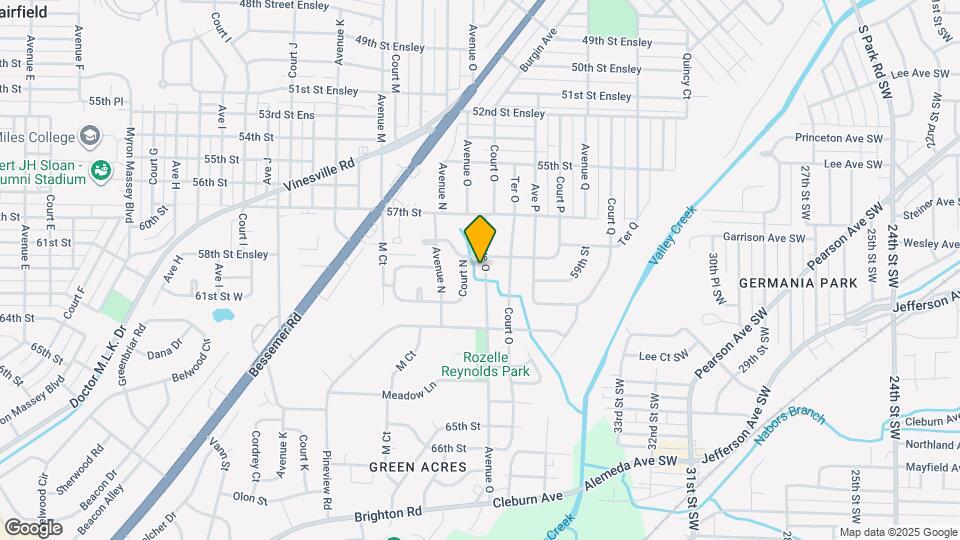 5804 Avenue O Map and Location Details