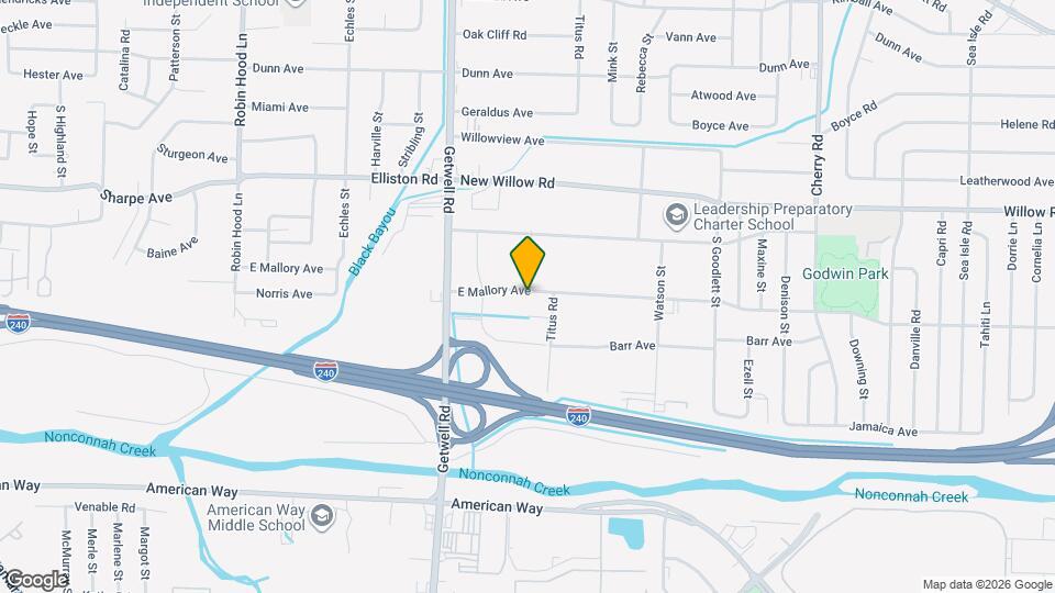 4015 E Mallory Ave Map and Location Details