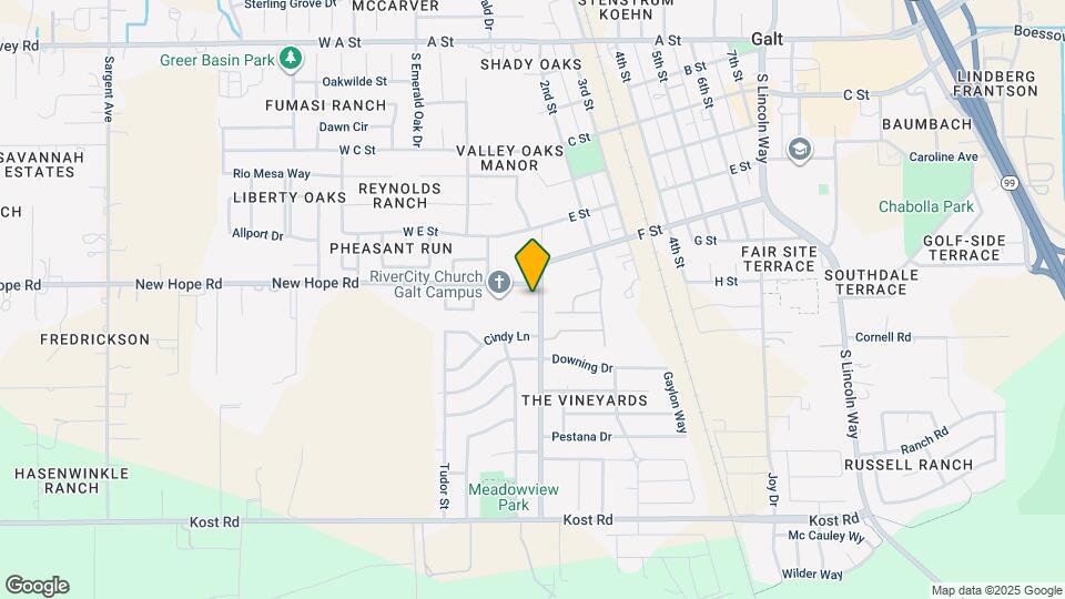 616 1st St Map and Location Details