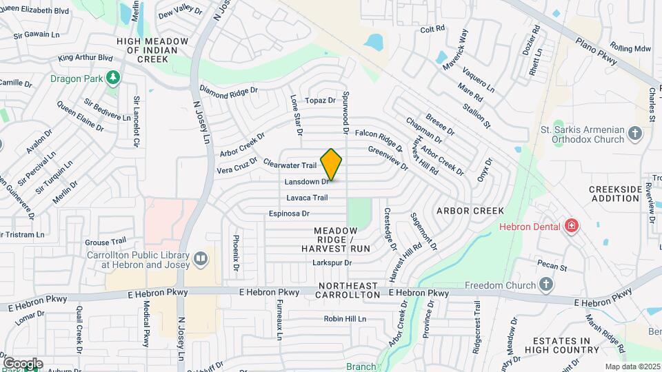 2030 Lansdown Dr Map and Location Details