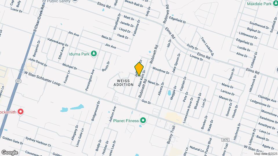 4301 Alan Kent Dr Map and Location Details
