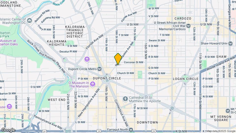 1601 18th St NW Map and Location Details