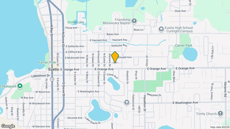 1106 E Magnolia Ave Map and Location Details