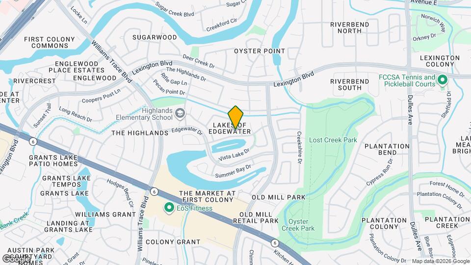 3311 Waters Way Dr Map and Location Details