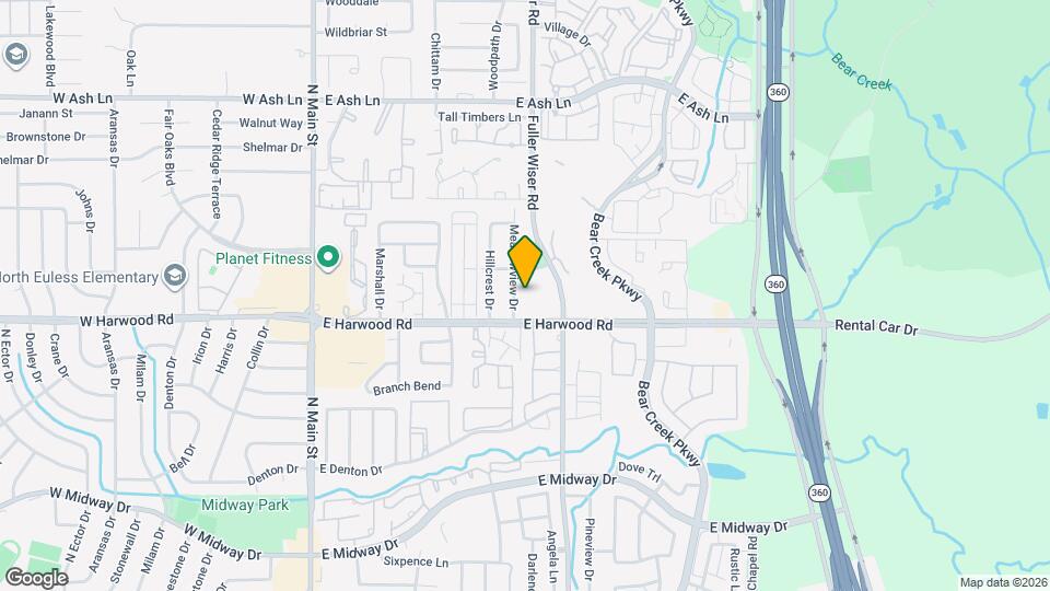 1106 Meadowview Dr Map and Location Details