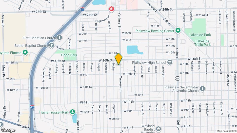 1409 Yonkers St, Unit C Mapa y Detalles de la Ubicación