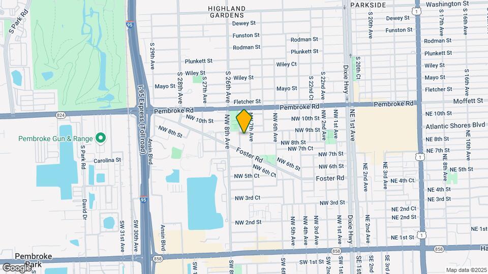 814 NW 7th Ter Map and Location Details