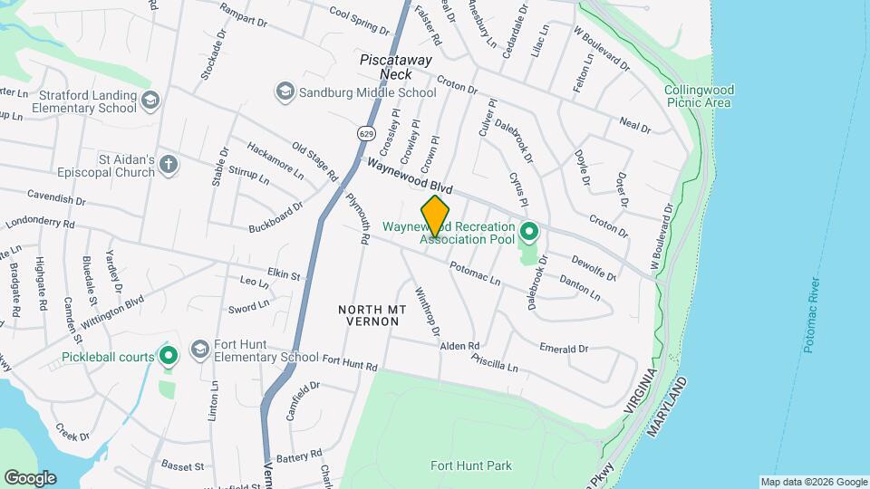 8617 Conover Pl Map and Location Details