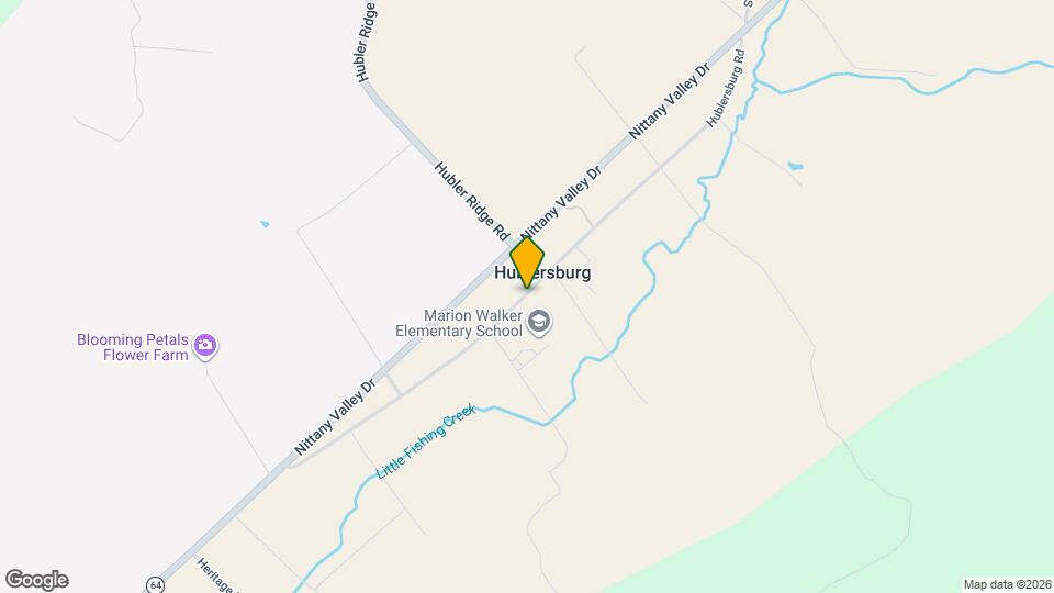396 Hublersburg Rd Map and Location Details