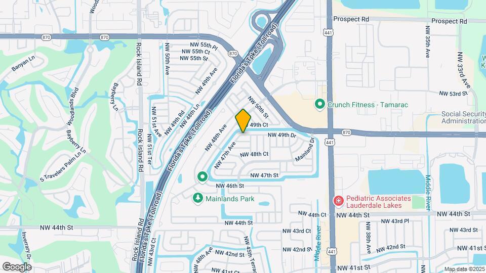 4514 NW 49th Dr Map and Location Details