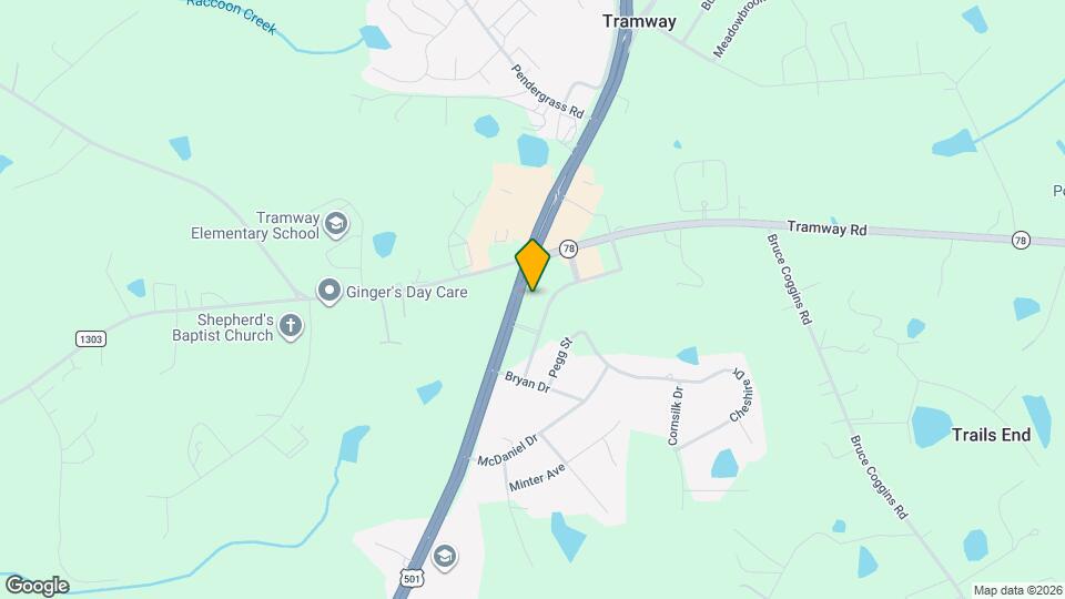 Tramway Marketplace Apartments Map and Location Details