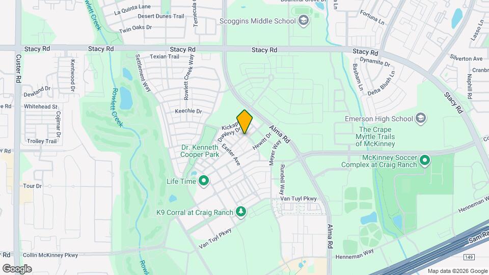 7201 Avondale Dr Map and Location Details