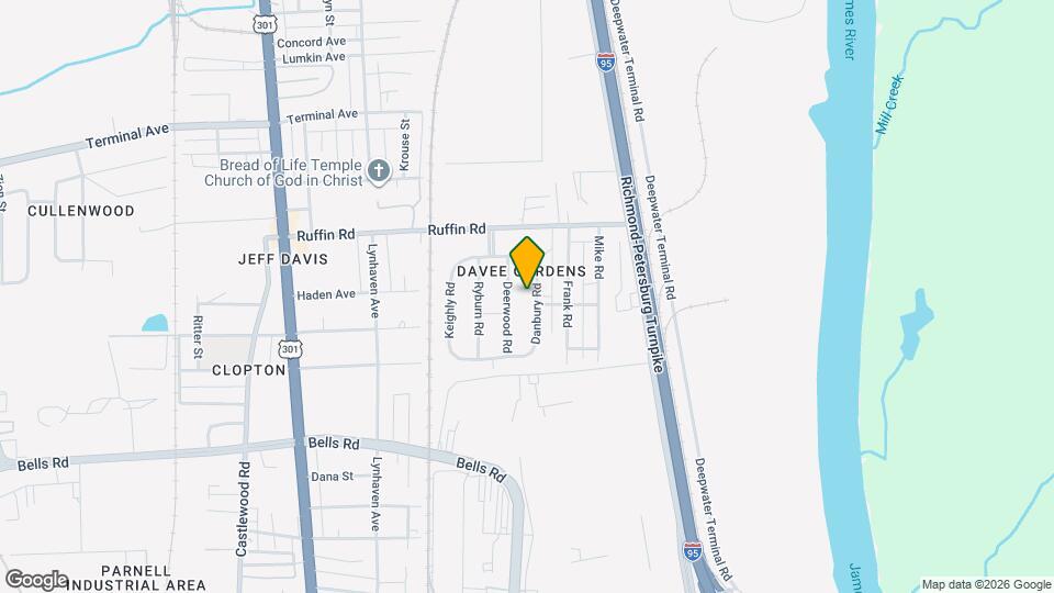 3415 Danbury Rd Map and Location Details