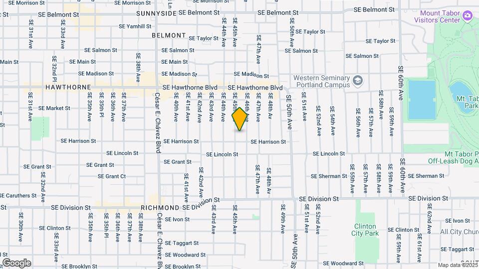 1914 SE 45th Ave Map and Location Details
