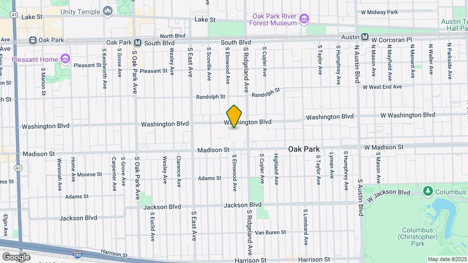 414 S Elmwood Ave Mapa y Detalles de la Ubicación