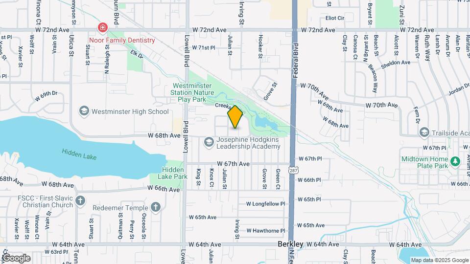 6805 Irving St Mapa y Detalles de la Ubicación