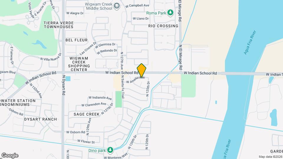 12577 W Amelia Ave Mapa y Detalles de la Ubicación