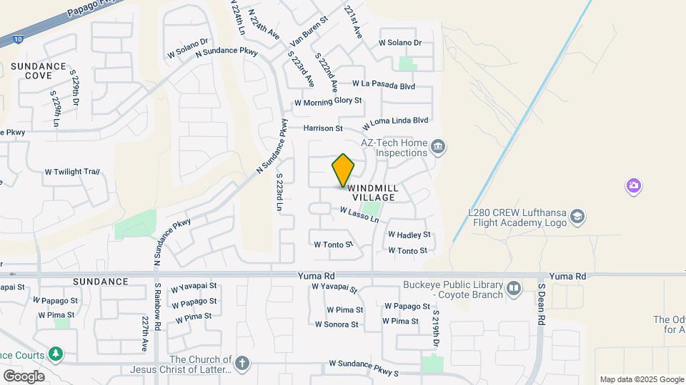 22181 W Devin Dr Map and Location Details